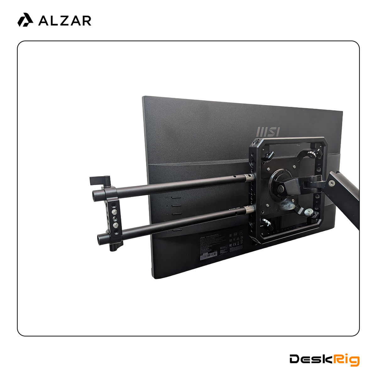 DeskRig 1/4”-20 ARRI 対応 15mmデュアルロッドクランプ /DRC-01　2個入り