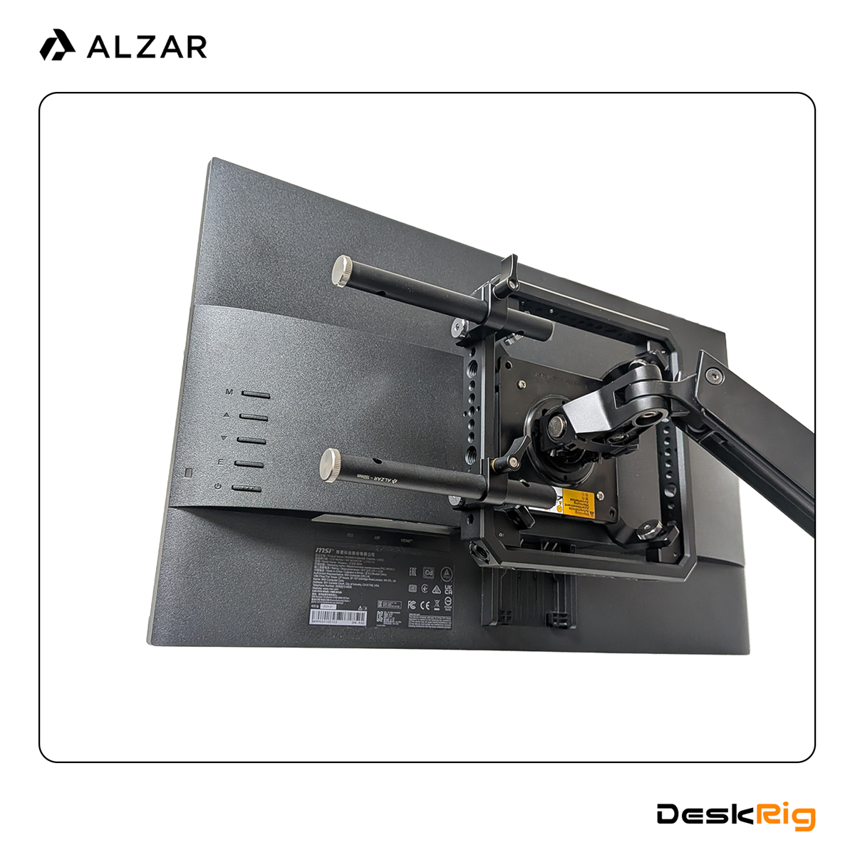 DeskRig M12タップ穴付き 15ｍｍロッド /AR-01　2本入り