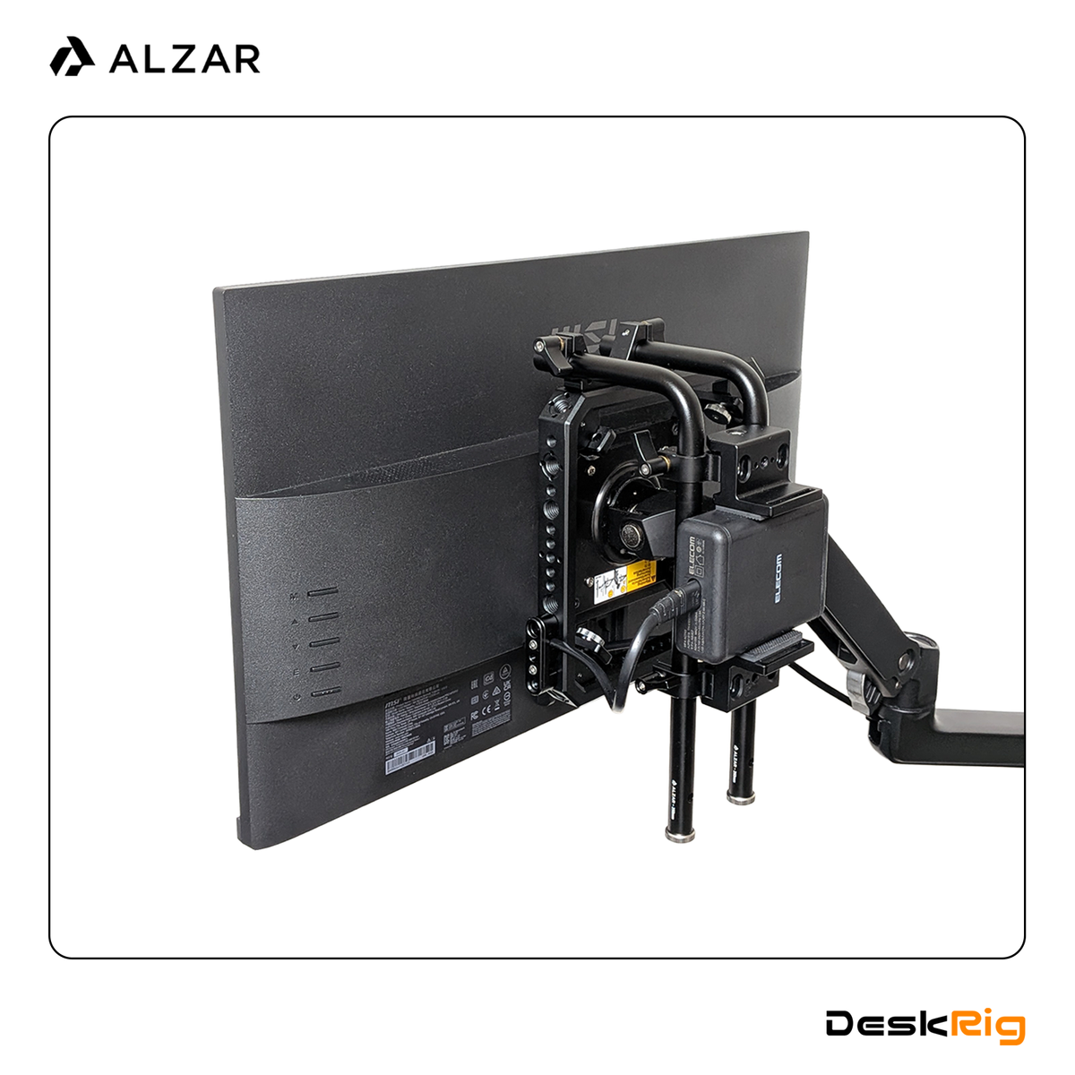 DeskRig  3/8”-16 ARRI対応 デュアルロッドクランプ/DRC-02　2個入り