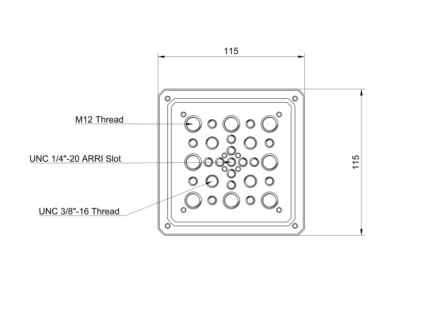 DeskRig FrontBase-01 /フロントベース-01モニターアームメインベース