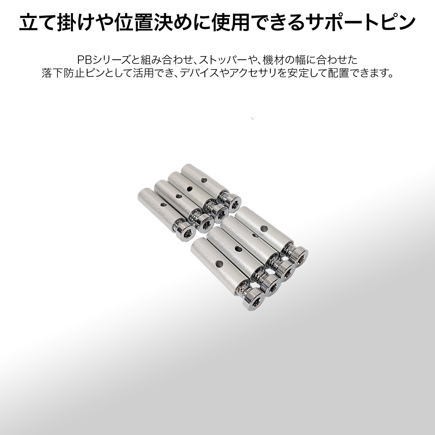 DeskRig PBシリーズ用 サポートピン / SP-01　8本入り