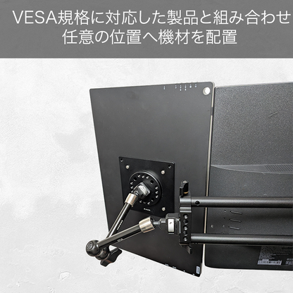 DeskRig 1/4インチネジ対応 VESAプレート /VICP-01