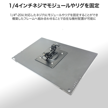 DeskRig 1/4”-20 ARRI 対応 15mmデュアルロッドクランプ /DRC-01　2個入り