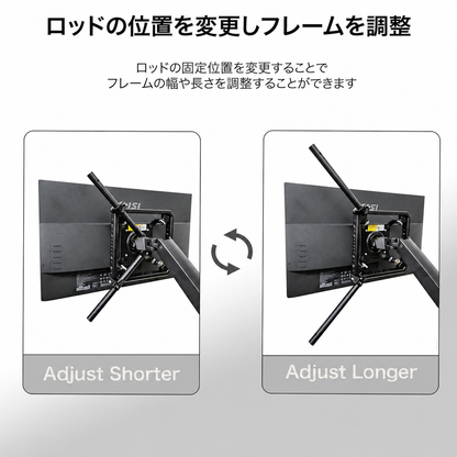 DeskRig 3/8”-16 ARRI 対応 15ｍｍロッドクランプ/OSC-01　2個入り